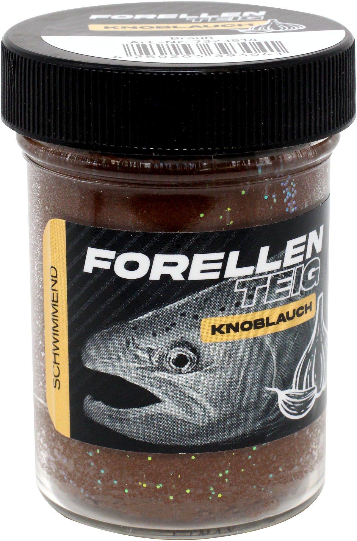 Forellenteig Knoblauch schwimmend 50 g
